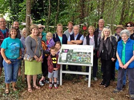 Woodland Sign Unveil 19.08.2014